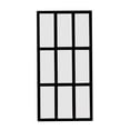 thumbnail image 3 of Espejo de pared decorativo fácil de usar, decoración minimalista para el hogar, imitación de ventana de pared Negro, 3 of 9