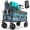 Blue&Gray, variant on Collapsible Wagon Cart with Big All-Terrain Beach Wheels, Foldable Heavy Duty Wagons with Cup Holders, Utility Carts for Camping, Garden, Outdoor, Grocery, Sports. Grey