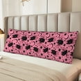 thumbnail image 6 of Body Pillow Cover, halloween pink bat Body Pillow Cases with Zipper Soft Breathable Smooth Skin Friendly Long Pillow Case 20x60 inches, 1Pcs, 6 of 7