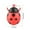 Red, variant on HOZVOMI Mini USB Handheld Fan Makeup Mirror with Night Light Compact Design Quick Charging Beauty Tool