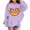 Purple, variant on Grblisyd Girls Hoodies Sweatshirt Casual Sport Clothing for Kids Fashion Pumpkin Face Trendy Hooded Pullover 6-13 Years Old Fall Outfit