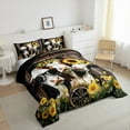 thumbnail image 3 of Castle Fairy Cow Sunflower Comforter Set, Twin, 2-Piece, 3 of 8