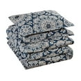 thumbnail image 2 of Bibb Home 4 pc Duvet & Down Alternative Comforter Set - 7 Designs - Alexander - King, 2 of 4