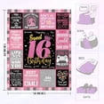 thumbnail image 5 of Birthday Gift Blanket for Girls (18th), 5 of 5