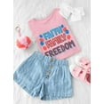 thumbnail image 3 of Faith Family Freedom Neons T-Shirt Toddler -Image by Shutterstock,  4 Toddler, 3 of 4