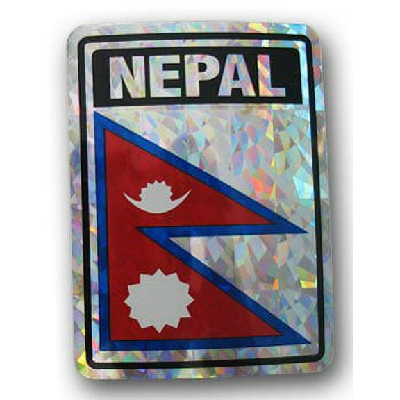 Nepal Reflective Decal