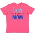 thumbnail image 3 of Inktastic I Love My Mom Mothers Day Youth T-Shirt, 3 of 5
