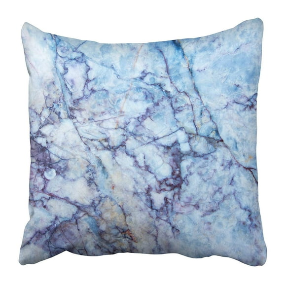 BOSDECO Red Closeup Marble Colorful Striped Line Black Granite Ink Mineral Nature Paint Pillowcase Pillow Cover 20x20 inch