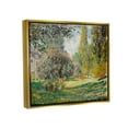 thumbnail image 5 of Stupell Industries Impressionist Flower Field Garden Vintage Estate Painting Metallic Gold Floating Framed Canvas Print Wall Art, Design by Lettered and Lined, 5 of 5