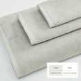 thumbnail image 4 of Great Bay Home Quick Dry Loop Textured 12-Pack Washcloth Set, 13" x 13", Light Grey, 4 of 6