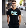 thumbnail image 2 of The Big One Surf Theme Matching Family Birthday Shirt for Daddy -Sold Individually Black Shirt Adult X-Large, 2 of 5
