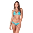 thumbnail image 2 of SCALES Tropical Slam Triangle Top Aqua, XLarge Swimwear, 2 of 4