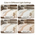 thumbnail image 7 of ODIKA 2'x3' Beige Abstract Ivory Minimalist Motif Neutral Tonal Blocks Geometric Washable Doormat None for Entryway, Kitchen, Laundry Room, Non-Slip, Low Pile, 7 of 7