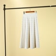 thumbnail image 5 of Lilgiuy Summer Casual Skirt for Women's Pattern Knitting Sweater A-line Skirt Mid Length Skirt Pleated Skirt, 5 of 5