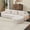 Beige White, variant on Modular Sectional Sofa Couch with Chaise, Full-Foam Structure, Woven Texture Upholstery, Compression Packaging, Oversized Modern Sofa for Living Room, Comfortable & Space-Saving Furniture,Beige White