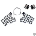 thumbnail image 1 of For Silakka54 Split Keyboard Two-Hand Split Ergonomic Qmk Split Hot-Swappable Vial Left-Hand And Right-Hand Keyboard, 1 of 1