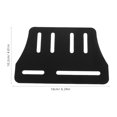 thumbnail image 2 of Houderco 1Jgo Placas De Conexión Ajustables Para Estructura De En Acero Negro Con Tornillos Incluidos, 2 of 8
