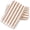 Off-white+Terracotta Stripes, variant on 2-Piece Striped Hand Towels - Fall Kitchen & Bathroom Towels, 13" x 29", Farmhouse & Retro, Terracotta and Off-White
