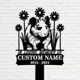 thumbnail image 5 of Handmadetneonsign Hamster Memorial Metal With Stake, Pet Hamster Metal Name Sign Stake, Wild Life Metal Stake Decor 50598, 5 of 5