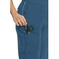 thumbnail image 3 of Cherokee Infinity Scrubs Pant For Women Mid Rise Jogger CK080A, XS, Caribbean Blue, 3 of 9