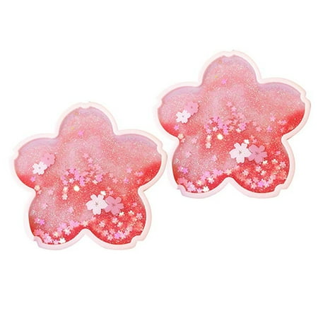 

Quicksand Flash Coasters Cute Quicksand Glitter Drink Coasters Non-Slip Cup Mats