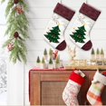 thumbnail image 5 of Large Christmas Stocking, Cute Animal Hanging Stocking with Knitted Cuff, 1 Piece Xmas Stocking, Holiday Christmas Tree Fireplace Decor, Style G, for Festive Season, 5 of 6