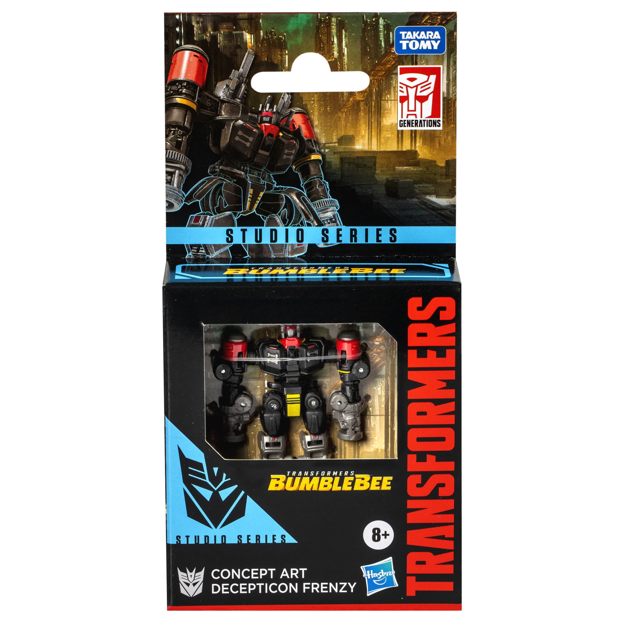 Transformers Studio Series Core Transformers: Bumblebee Concept Art Frenzy 3.5” Action Figure, 8+