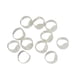 thumbnail image 4 of 10 piezas de anillos de latón ajustables con engaste ovalado para cabujón, fornituras para joyería Plata, 4 of 6