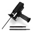 thumbnail image 1 of TFixol Electric Drill Modified To Electric Saws Accessory Electric Reciprocating Saws Drill to Jig Saws Portable Woodworking Cutting Utility Tool with 3 Sawblade, 1 of 7