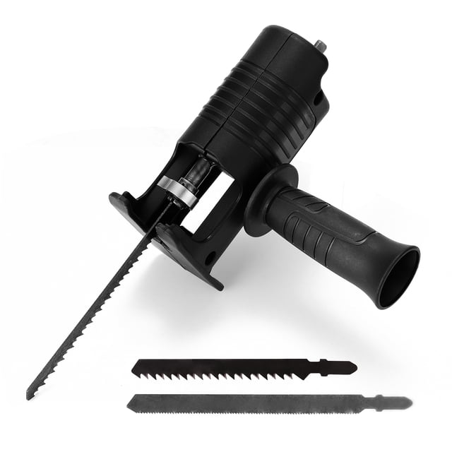 TFixol Electric Drill Modified To Electric Saws Accessory Electric Reciprocating Saws Drill to Jig Saws Portable Woodworking Cutting Utility Tool with 3 Sawblade