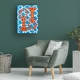 thumbnail image 3 of Trademark Fine Art Alice Straker  Langoustines On Blue Canvas Wall Art, 3 of 4