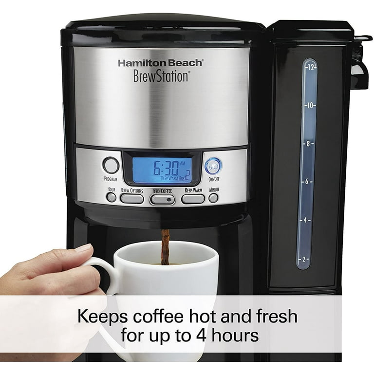 Hamilton Beach 12-Cup Coffee Maker, Programmable BrewStation