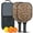 Pioneer Flower Floral-3, variant on Pickleball Paddles Set,Pioneer Flower Floral Print Pattern Fiberglass Surface Pickleball Racket Set with 2 Indoor Outdoor Pickleball Balls and Pickleball Bag,Pickle-ball Equipment