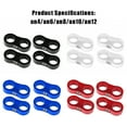 thumbnail image 5 of kanaroous 4Pcs Hose Separator Clamp 4AN 8AN Adapter 12AN 6AN Clamp Separator for Fuel Hose Oil 10AN Line，4Pcs/lot For Oil for Fuel Line。 blue AN8, 5 of 6
