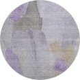 thumbnail image 2 of Addison Rugs Mayfield Premium Machine Washable Transitional Abstract Lavender Round Rug, 8' x 8', 2 of 6