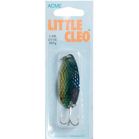 Acme Little Cleo Spoons - Little Cleo 2/3 oz Ham Blue and Green