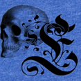 thumbnail image 2 of CafePress - Gothic Skull Initial E - Cute Infant Baby Football Bodysuit, 2 of 3