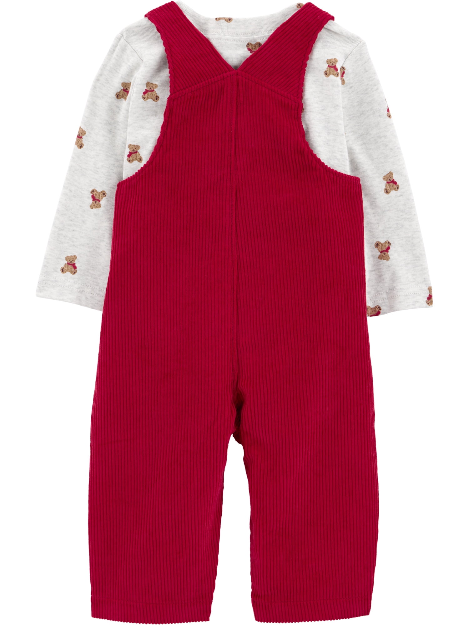 Carter's Child of Mine Baby and Toddler Boy Overalls Set, 2-Piece Sizes 0/3-24 Months