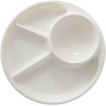 thumbnail image 1 of Plato de Control de porciones, platos de dieta divididos para una alimentación saludable, platos nutritivos de porcelana para cena y almuerzo con divisores, 1 ud., 1 of 5