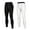 2, Black/White, variant on Men's Compression Pants Tights Leggings Sports Base Layer Running Athletic Workout Activewear