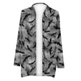 thumbnail image 4 of Camiseta de manga larga para mujer, cárdigan de otoño, cárdigan suelto, camisa estampada, cárdigan, Top, cárdigan de Halloween, camisa Fridja  hkj2589, 4 of 5