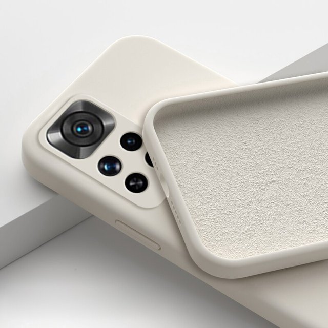 Funda de teléfono mate suave de silicona líquida Original para Xiaomi 13 12 11 Redmi Note 12 11 10 9 Pro Max 8 Candy a prueba de golpes Tan Jianjun unisex
