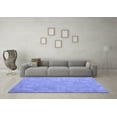 thumbnail image 3 of Ahgly Company Machine Washable Indoor Rectangle Abstract Blue Contemporary Area Rugs, 4' x 6', 3 of 4