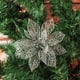 thumbnail image 4 of Adornos navideños Flor navideña de plástico 8cm Flor navideña Corona navideña Accesorios, 4 of 5