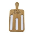 thumbnail image 1 of Wooden Coffee Pods Storage Organizer Stand, Rectangular Wall Holder with Handle for Cups And Coffee Pods, Mdf Material for Kitchen, Cafe, And Home Use, Keeps Pods Neat And , A Coffee Storage Rack, 1 of 6
