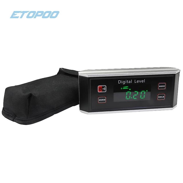 Inclinometer,Digital Protractor Angle Finder Level Magnetic V-Groove Inclinometer 0~360 Degree with Backlight