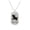 Silver Capricorn, variant on Men's Women's Stainless Steel Hip Hop Dog Tag Zodiac Pendant Astrology Constellation Necklace Silver Pisces