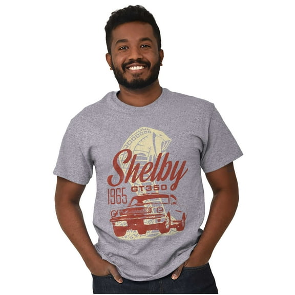 Shelby Motors GT 350 Muscle Car Men's Graphic T Shirt Tees Brisco Brands S
