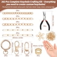 thumbnail image 3 of Kit para hacer llaveros selizo 263 piezas con dijes y herramientas, 3 of 7