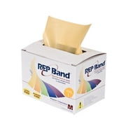 Rep Band Exercise Band - Latex Free - 6 Yard, Set Of 5 (1 Each: Peach, Orange, Lime, Blueberry, Plum) - 10-1079